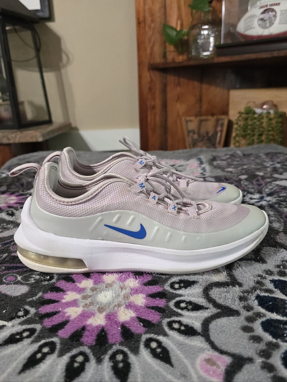 Nike Air Max Axis GS Iced Lilac Blue Sneakers Youth Size 3Y AH5223-500